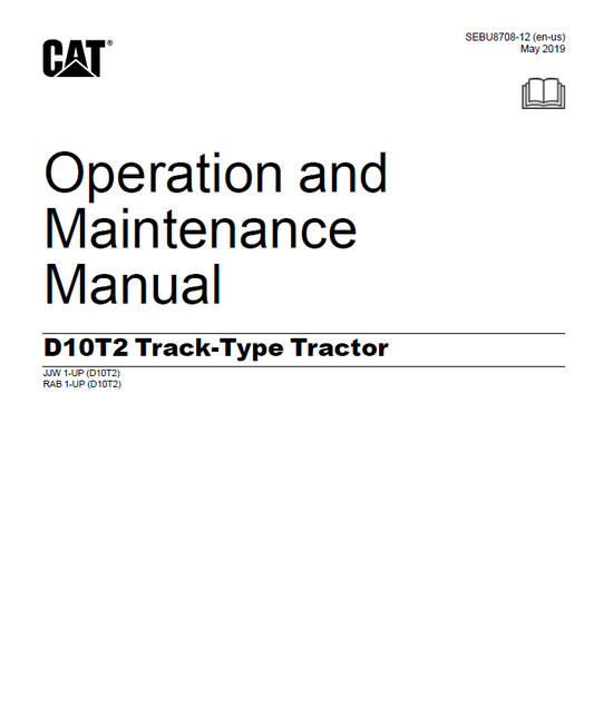 CAT D10T2 Operation & Maintenance Manual