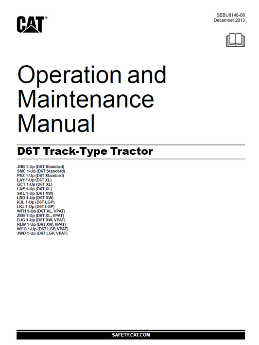 CAT D6T Operation and Maintenance Manual